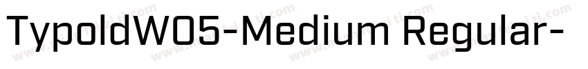 TypoldW05-Medium Regular字体转换